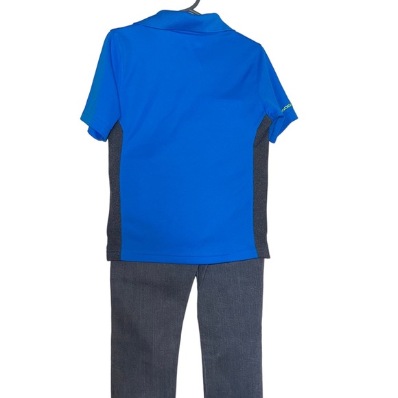 A boys 3T Under Armour polo and Cat & Jack gray jeans - Picture 2 of 2